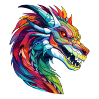 Dragon Head Clipart - Ai Generative png