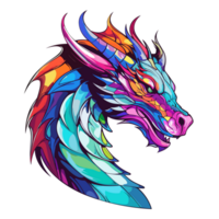 Dragon Head Clipart - Ai Generative png