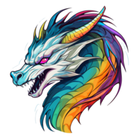 Dragon Head Clipart - Ai Generative png