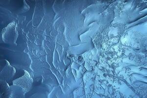 Abstract ice textures on car window in winter. Frosted Glass and Ice. A Textured Look. backgrounds and textures concept. AI Generative photo