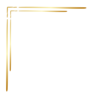 ästhetisch golden Linie png