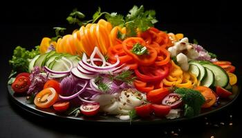 salad mix vegetables photo
