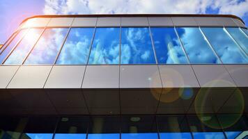 Modern European residential apartment buildings quarter. Abstract architecture, fragment of modern urban geometry. photo