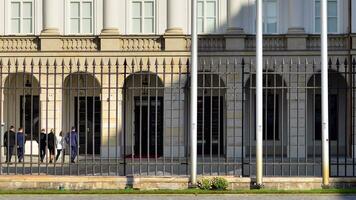 Warsaw, Poland. 24 October 2023. A delegation of the largest opposition party, headed by Donald Tusk, goes to the Presidential Palace for consultations on the formation of a new government. photo