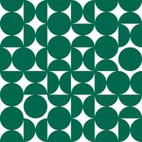 Seamless pattern with green semicircle use for background design, print, social networks, packaging, textile, web, cover, banner and etc. vector