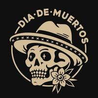 dia Delaware muertos diseño vector