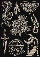 Classic tattoo flash vector design