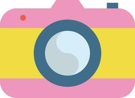 Camera icon flat vector illustration