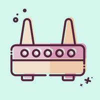 icono módem. relacionado a computadora símbolo. mbe estilo. sencillo diseño editable. sencillo ilustración vector