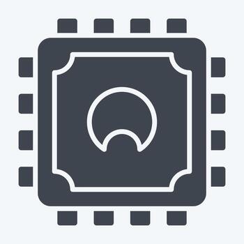 icono UPC. relacionado a computadora símbolo. glifo estilo. sencillo diseño editable. sencillo ilustración vector