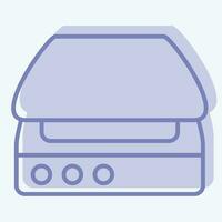 Icon Scanner. related to Computer symbol. two tone style. simple design editable. simple illustration vector