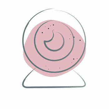 icono cámara web. relacionado a computadora símbolo. color Mancha estilo. sencillo diseño editable. sencillo ilustración vector