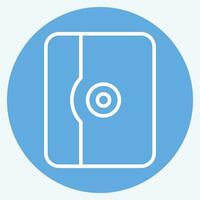 Icon Tablet Case. related to Computer symbol. blue eyes style. simple design editable. simple illustration vector