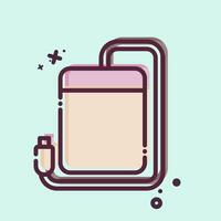 Icon Portable Hdd. related to Computer symbol. MBE style. simple design editable. simple illustration vector