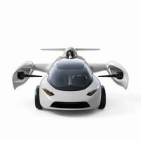 AI Generative futurism vehicle With a Copy space photo
