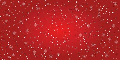 Snow-white background. Christmas and New Year snowy winter design. White falling snowflakes. Cold weather effect. vector