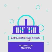 Lets Explore the beauty of National Flag Memorial Rosario Argentina National Landmarks vector