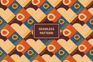 Geometric seamless pattern. Abstract geometric hexagonal graphic design print cubes pattern. Seamless geometric cubes pattern. vector