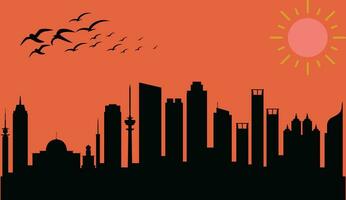 skylines vector design