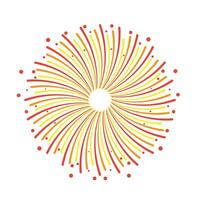 Free vector of fireworks explosion cartoon illustration. fireworks element set for party event