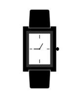 Clock icon in flat style, Business watch. Vector design element