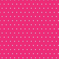 modern simple vector abstract seamlees white color polka dot pattern on dark hot pink color background