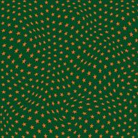 moderno sencillo resumen costureras oscuro naranja color estrella distorsionar ondulado modelo vector Arte en oscuro verde color antecedentes