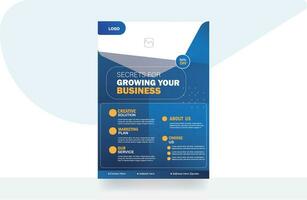 Corporate flyers brochure design report business marketing background template vector