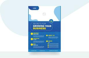 Corporate flyers brochure design report business marketing background template vector