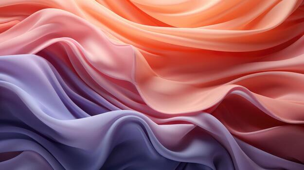 Light colored Pure Silk Charmeuse Fabric Crepe Satin Fabrics Sewing Craft Width texture wallpaper. AI generative photo