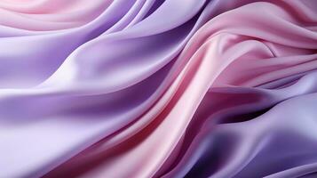 Light colored Pure Silk Charmeuse Fabric Crepe Satin Fabrics Sewing Craft Width texture wallpaper. AI generative photo