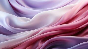 Light colored Pure Silk Charmeuse Fabric Crepe Satin Fabrics Sewing Craft Width texture wallpaper. AI generative photo
