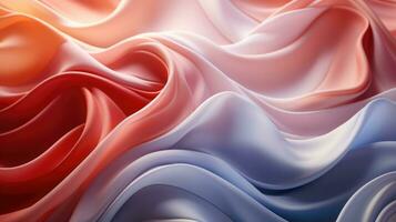 Light colored Pure Silk Charmeuse Fabric Crepe Satin Fabrics Sewing Craft Width texture wallpaper. AI generative photo