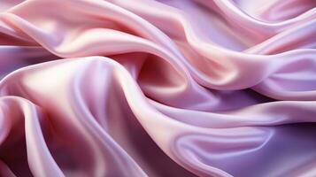 Light Pink Pure Silk Charmeuse Fabric Crepe Satin Fabrics for Sewing Craft Width texture wallpaper. AI generative photo