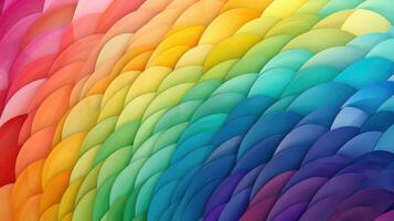 LGBT community rainbows colors wallpaper background art blend of hues symbolizes diversity and unity. AI generative photo