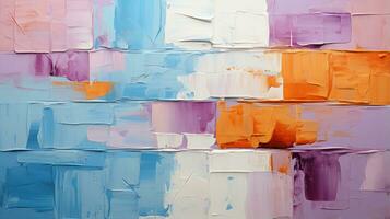 Abstract background created with liquid paints geometric paint strokes. AI generative photo