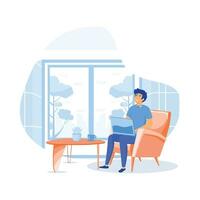 Hotel sevices. business lobby, work trip, check-in at the reception, room key. flat vector modern illustration