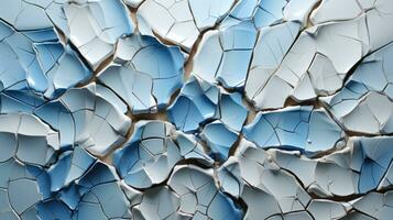 Seamless broken cracks HD texture background. Highly Detailed. AI Generative photo