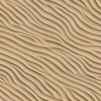 Sand waves seamless pattern texture background AI Generative photo