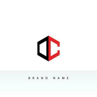 DC logo monogram emblem style with crown shape design template Free Vector for EPS file
