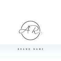 AR, RA Alphabet Letters Logo Monogram vector