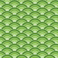 Light green shade Japanese wave pattern background. Japanese pattern vector. Waves background illustration. for clothing, wrapping paper, backdrop, background, gift card. vector