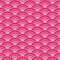 rosado sombra japonés ola modelo antecedentes. japonés sin costura modelo vector. olas antecedentes ilustración. para ropa, envase papel, fondo, fondo, regalo tarjeta. vector