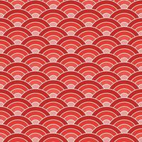 Red shade Japanese wave pattern background. Japanese pattern vector. Waves background illustration. for clothing, wrapping paper, backdrop, background, gift card. vector