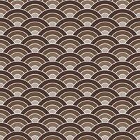 Brown shade Japanese wave pattern background. Japanese pattern vector. Waves background illustration. for clothing, wrapping paper, backdrop, background, gift card. vector