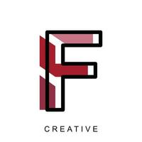 Letter F modern logo design, Abstract Letters Logo Monogram Vector Logo Design Template Element Usable for Business