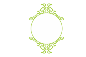 flora ornamento frontera con diseño con transparente antecedentes png