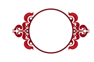 Flora Ornament Border With Design With Transparent Background png