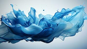 blue paint splash background photo