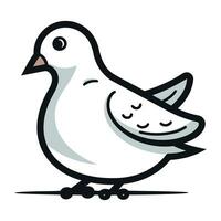 pigeon design. vector illustration eps10 graphic flat style
